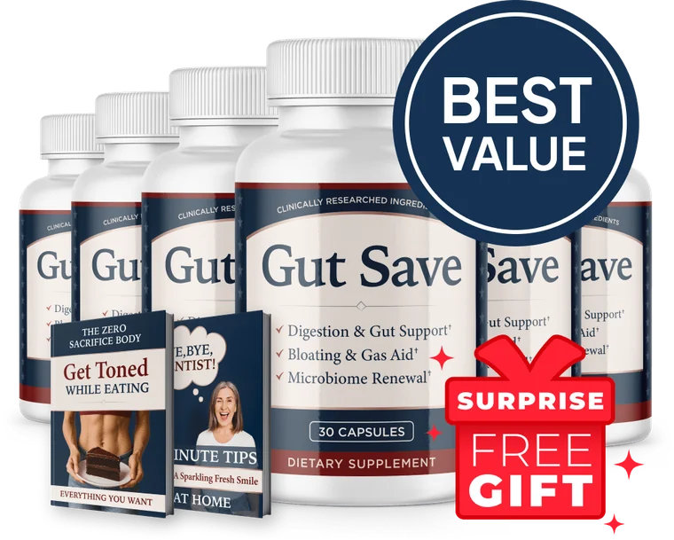 GutSave 6 Bottles package